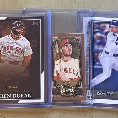 Photo of Baseball Card Lot - Ohtani, Duran, Ramirez, Gelof RC, Drury Mini (Topps)