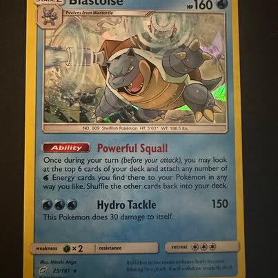 Photo of Blastoise 25/181 Holo (Team Up)