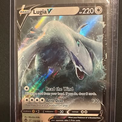 Photo of Lugia V 138/195 (Silver Tempest) - Played