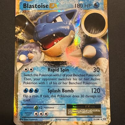 Photo of Blastoise EX 21/108 (XY Evolutions)