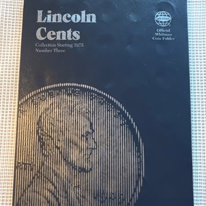 Photo of Whitman Lincoln Cents Coin Folder — Number Three, Starting 1975 (Empty)