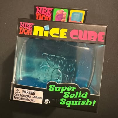 Photo of NeeDoh Nice Cube - Blue (New in Box)